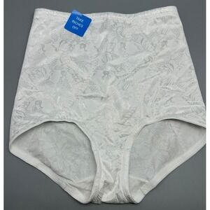 Vtg NOS Maidenform FLEXEES White Satin Maximum Control Slimmer Girdle Sz XL